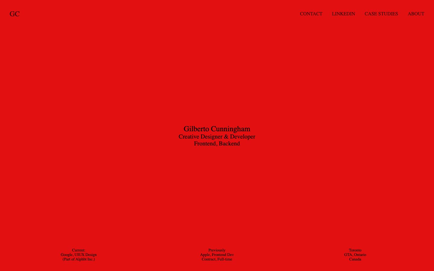 Brutalist Portfolio